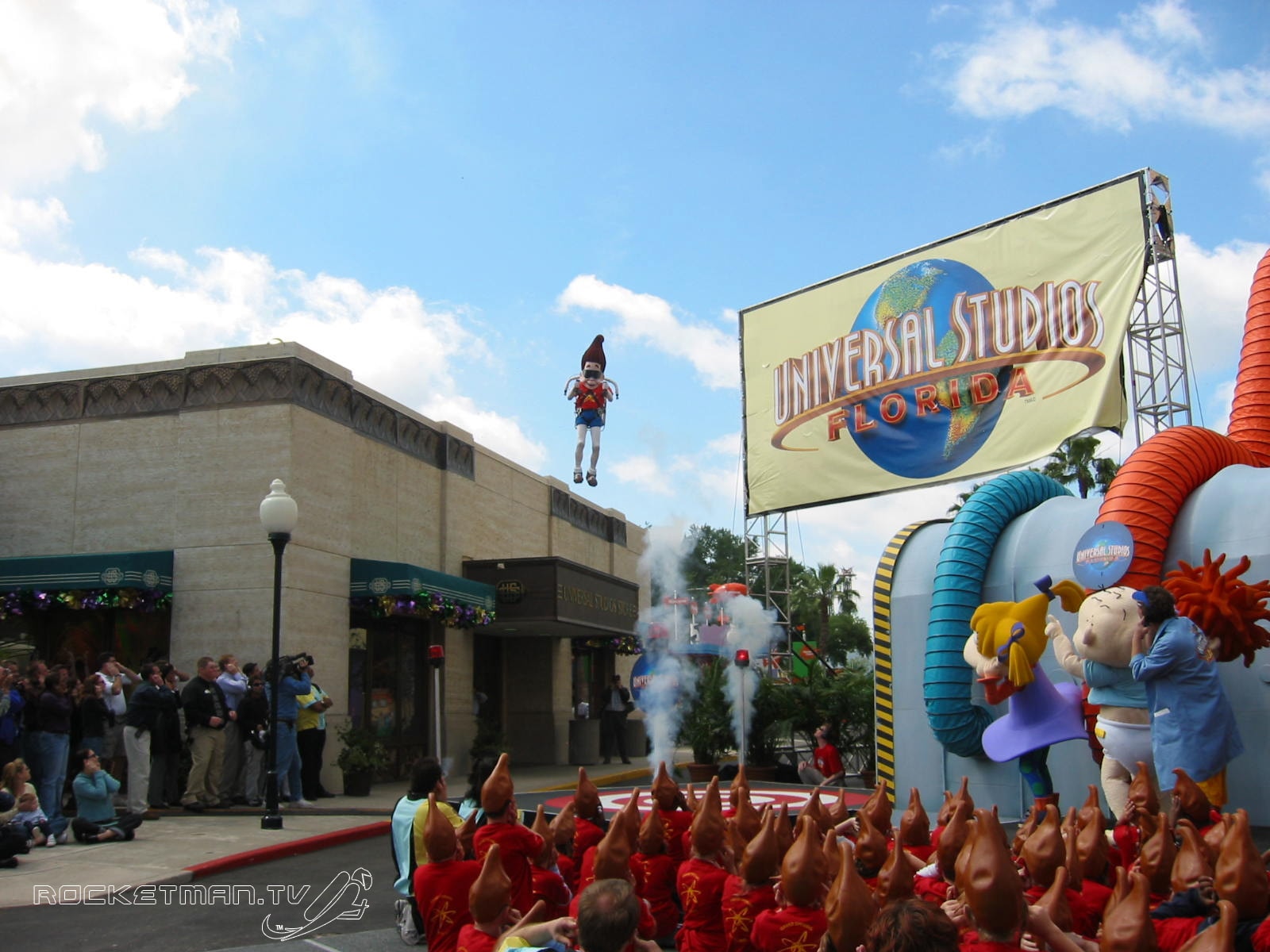 The Rocketman performing at Universal Studios Florida