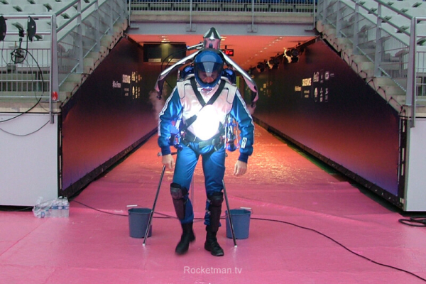 No flight is easy — The Rocketman in action