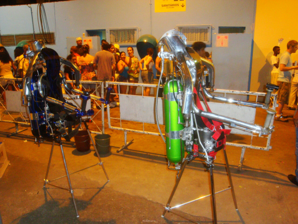 Lined up and ready for the Carnival Parade