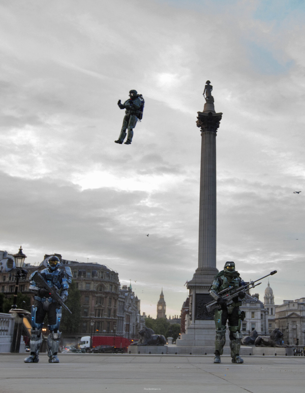 Halo Staff Sergeant coming in for landing